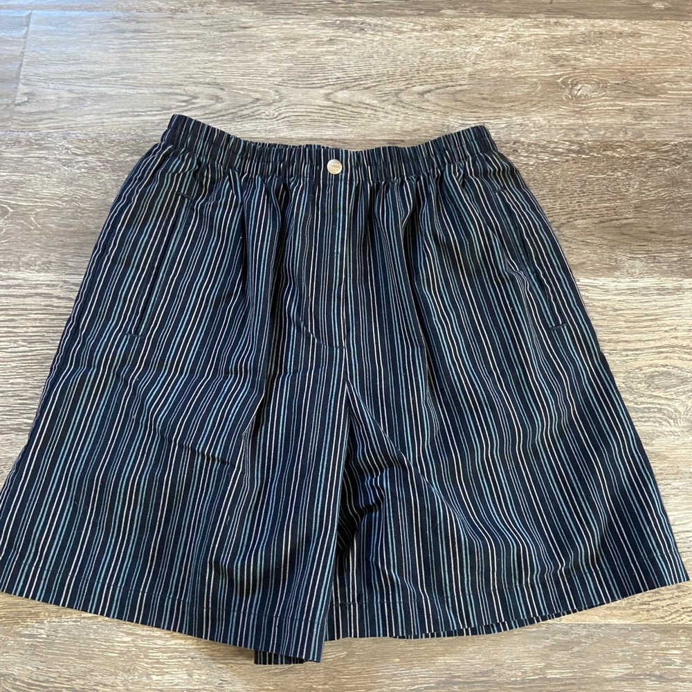 Funky long pinstripe shorts